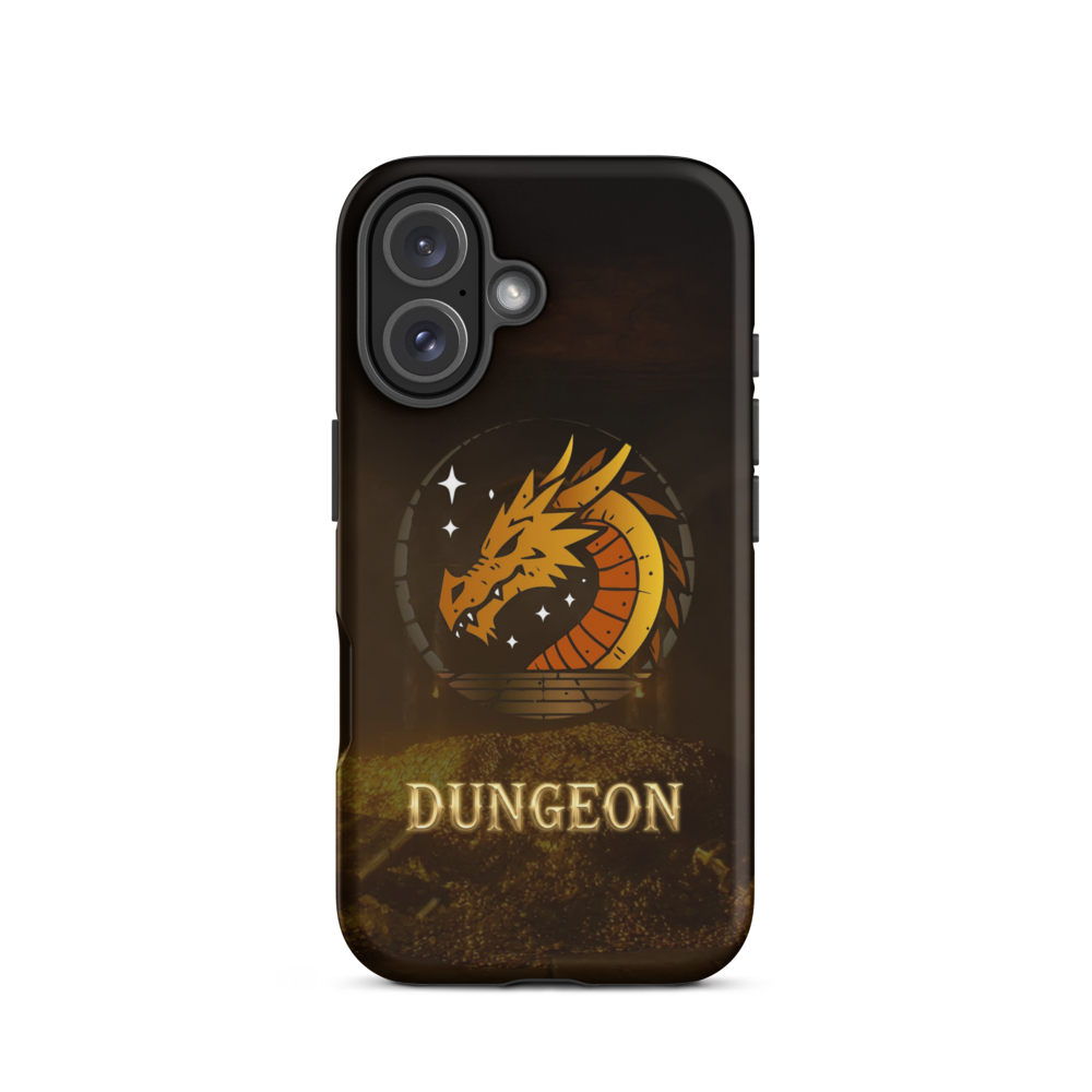 Dungeon Crest iPhone Case — front view